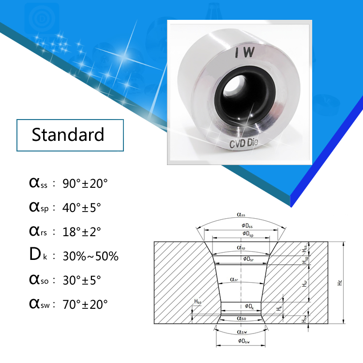 CVD Diamond Wire Drawing Dies