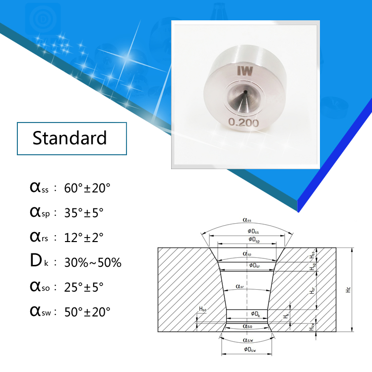 Synthetic Single Crystal Diamond Wire Drawing Dies